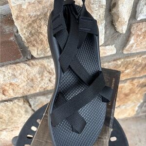 Chaco Black Strappy Outdoor Sandal